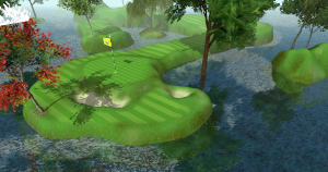 Hole 2 in-game view 1