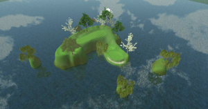 Hole 5 in-game view 1