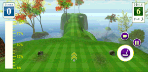 Hole 6 in-game view 2