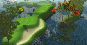 Hole 10 in-game view 2