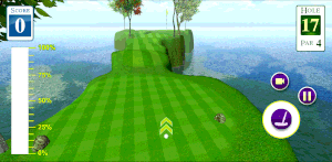 Hole 17 in-game view 2