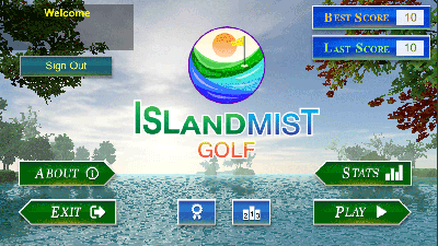Island Mist Golf gameplay screenshot 1